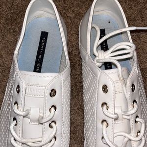 Tommy Hilfiger White Shoes.